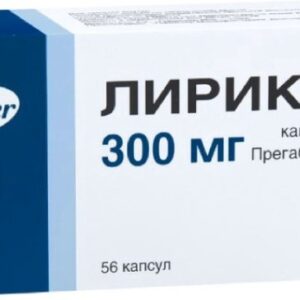 Лирика (Pregabalin) от Pfizer 56 таб 300мг Лирика (Pregabalin) от Pfizer 56 таб 300мг
